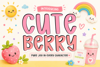 Berry-Inspired Fonts for Creative Projects