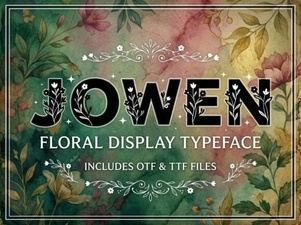 Design Your Project with Jowen Font