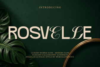 Rosvelle Font: Elegant and Creative Designs